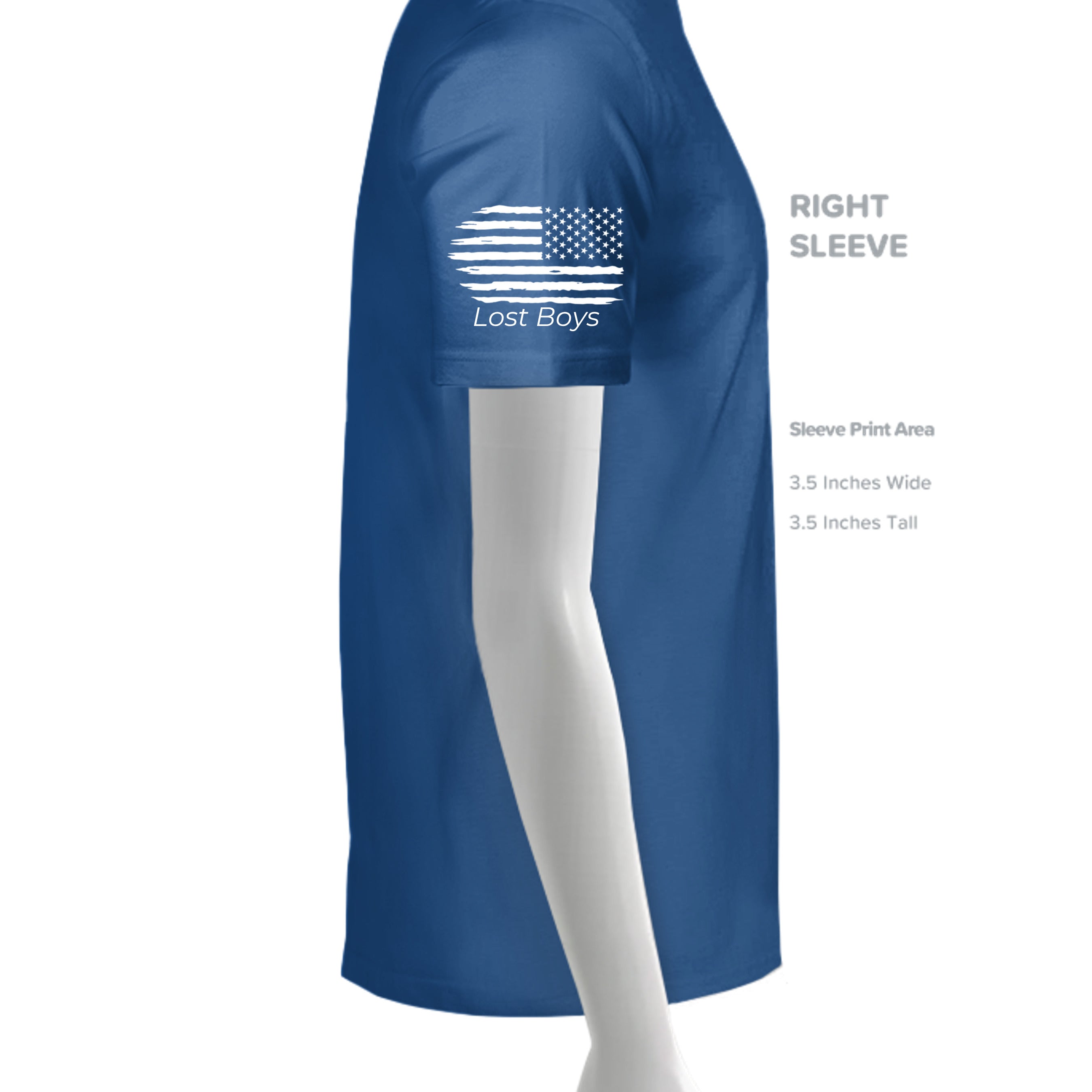 Heather Cool Blue - 6410 - SLEEVE_RIGHT