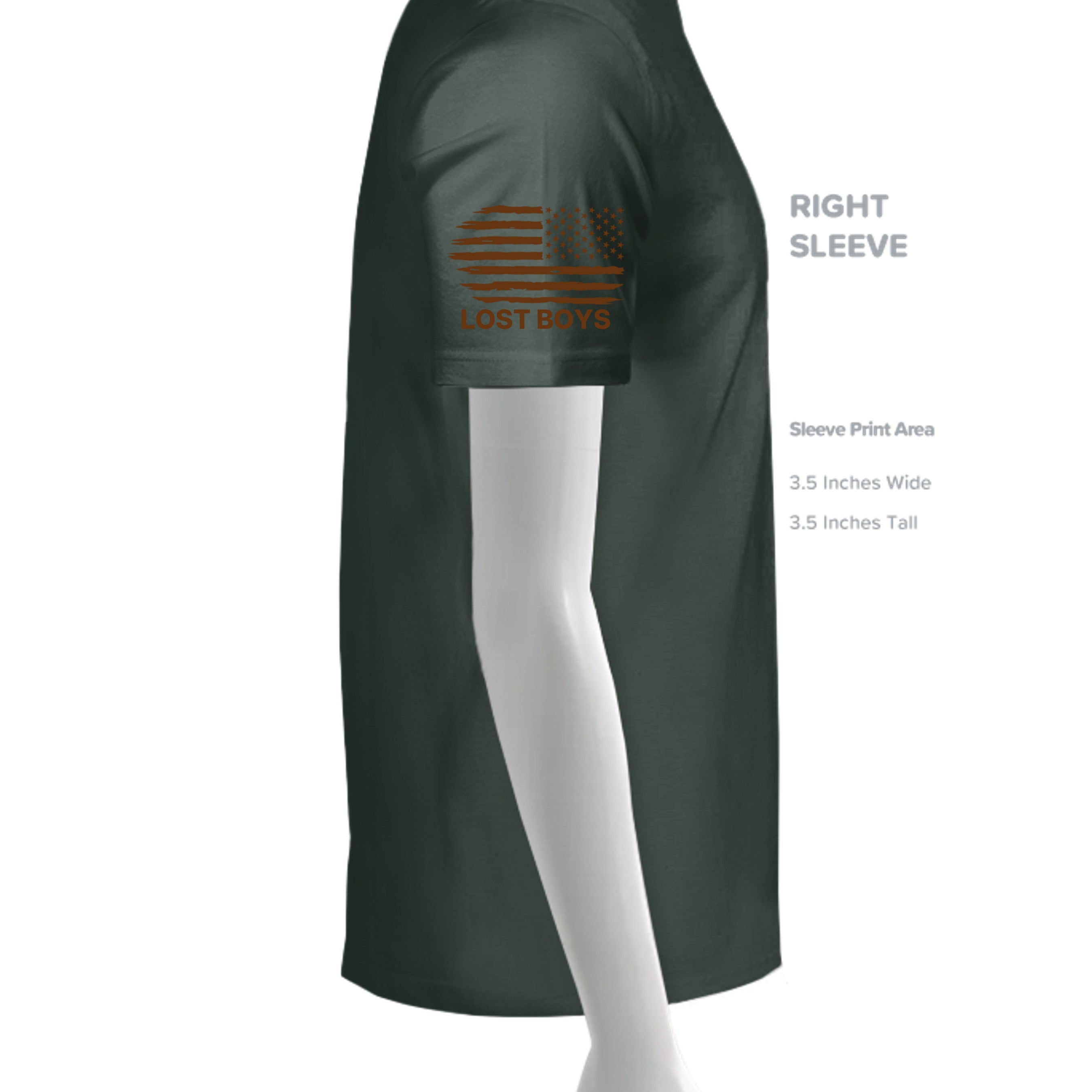 Heather Forest Green - 6410 - SLEEVE_RIGHT