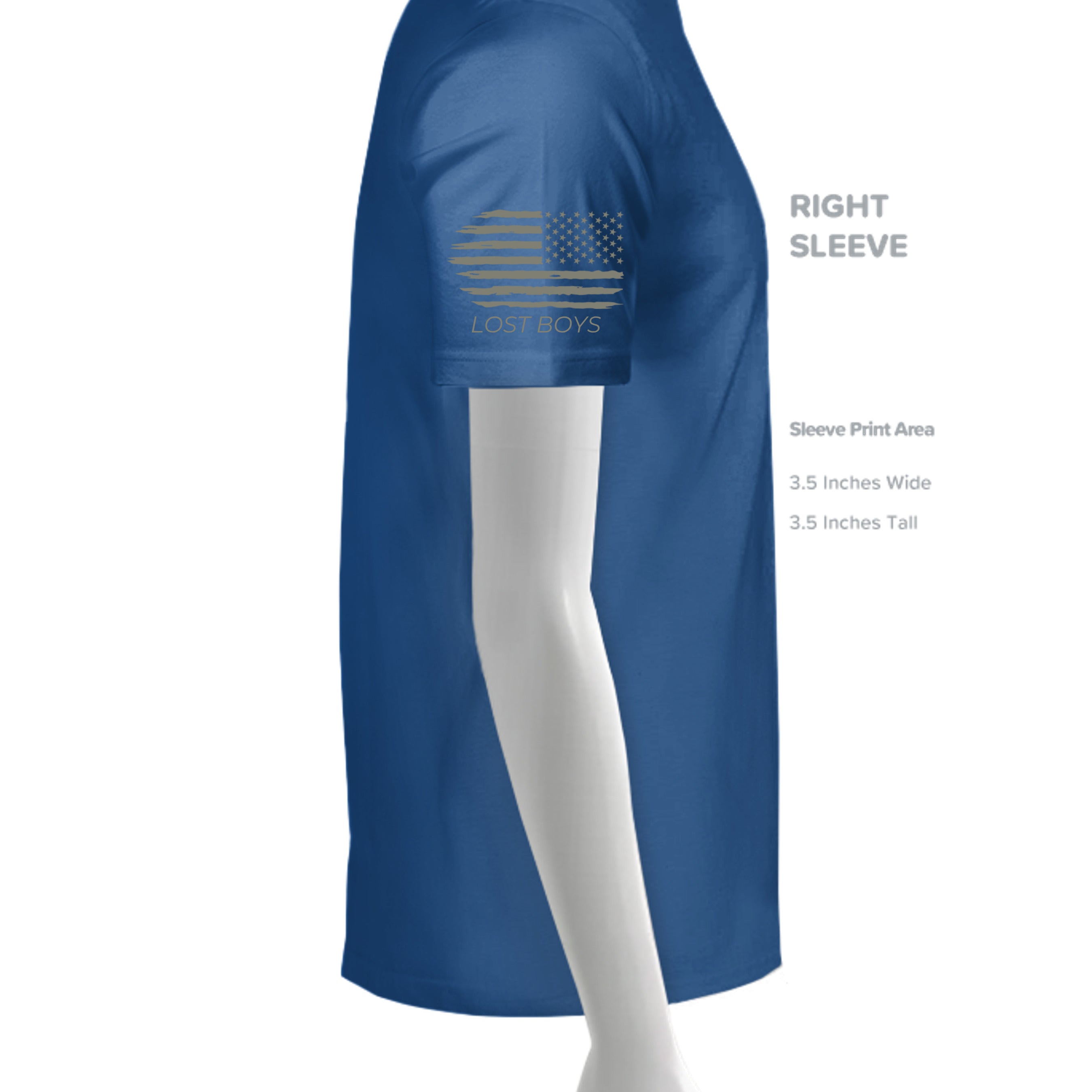 Heather Cool Blue - 6410 - SLEEVE_RIGHT