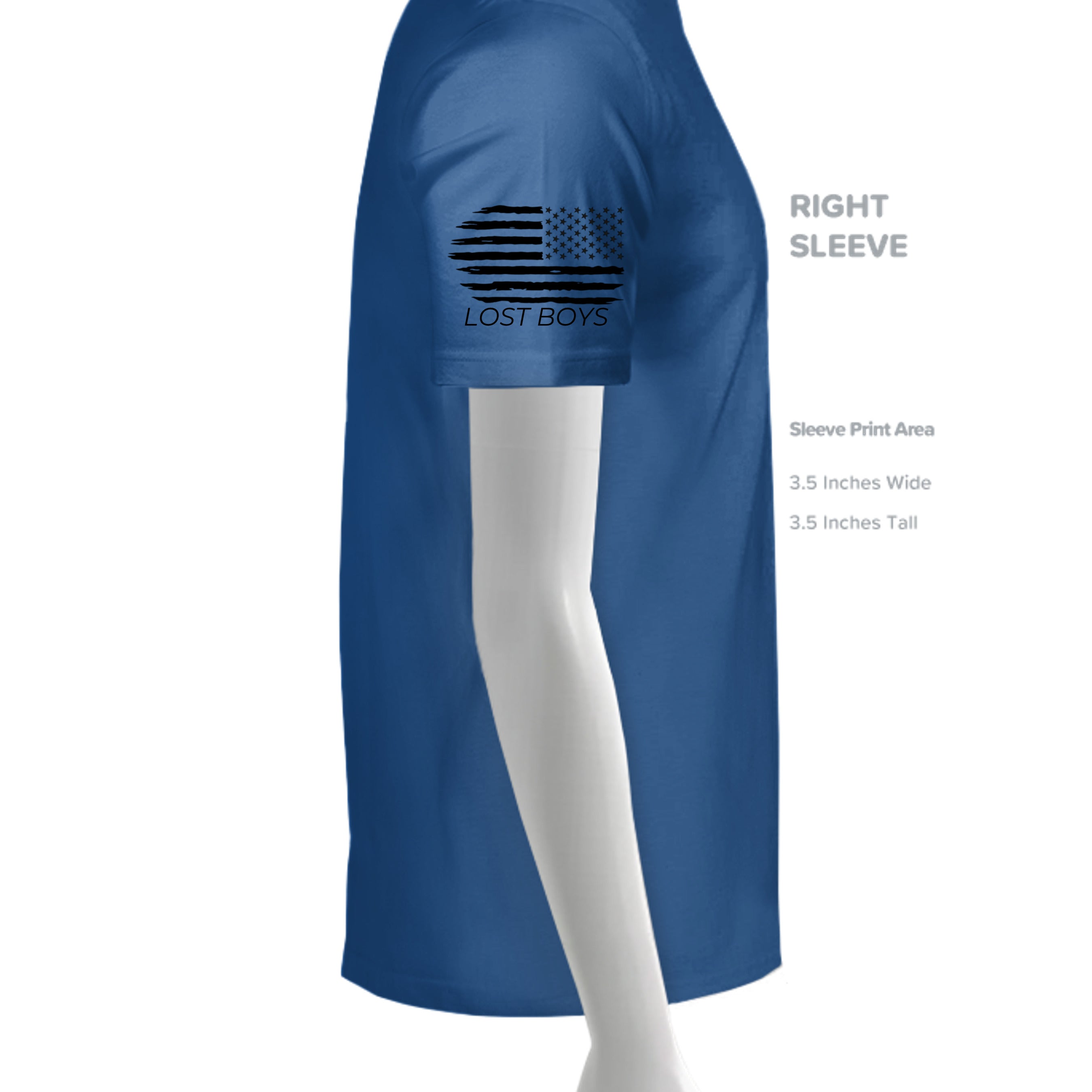 Heather Cool Blue - 6410 - SLEEVE_RIGHT